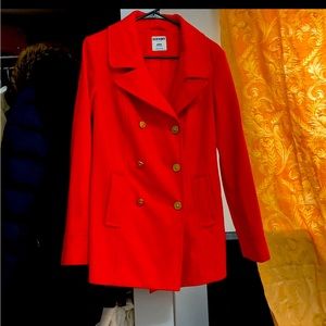 Orange Old Navy Pea Coat